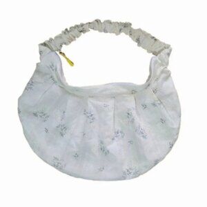 SHEIN Lightweight Purse Medium Size White Floral Zip-Up